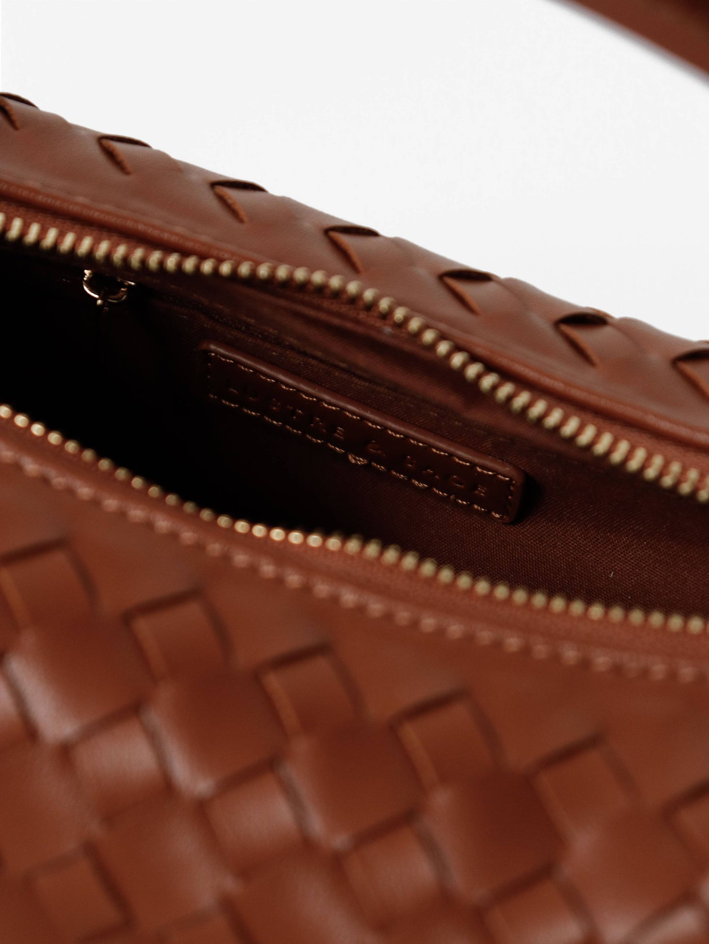 Cleo Tan Woven Handbag