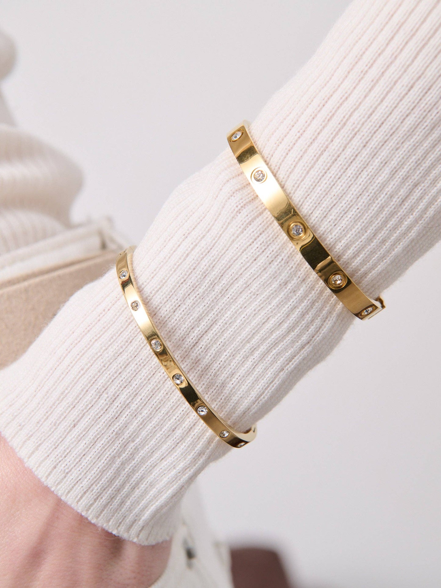 Bianca 18K Gold Plated Chunky Bangle