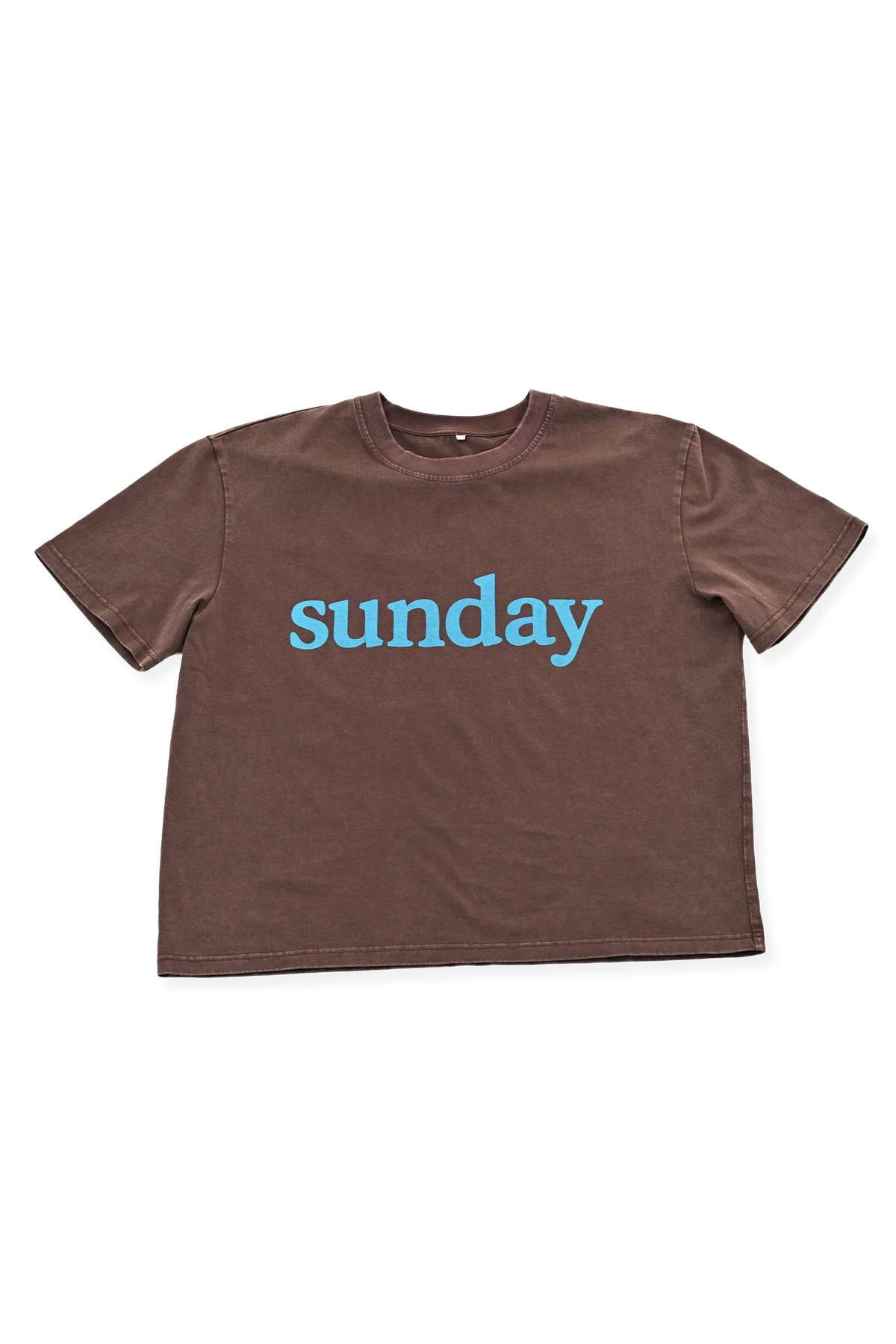 Sunday Tee - Brown + Blue