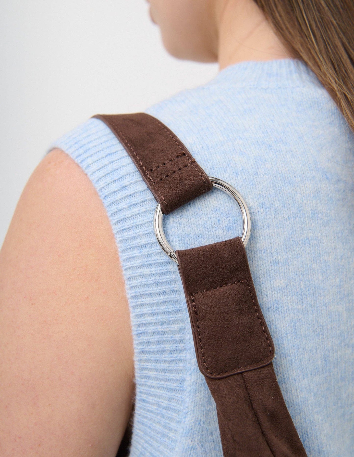 Organica Brown Hobo Shoulder Bag