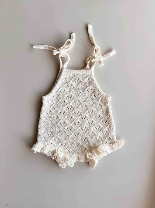 Mila Pointelle Romper - COMING SOON