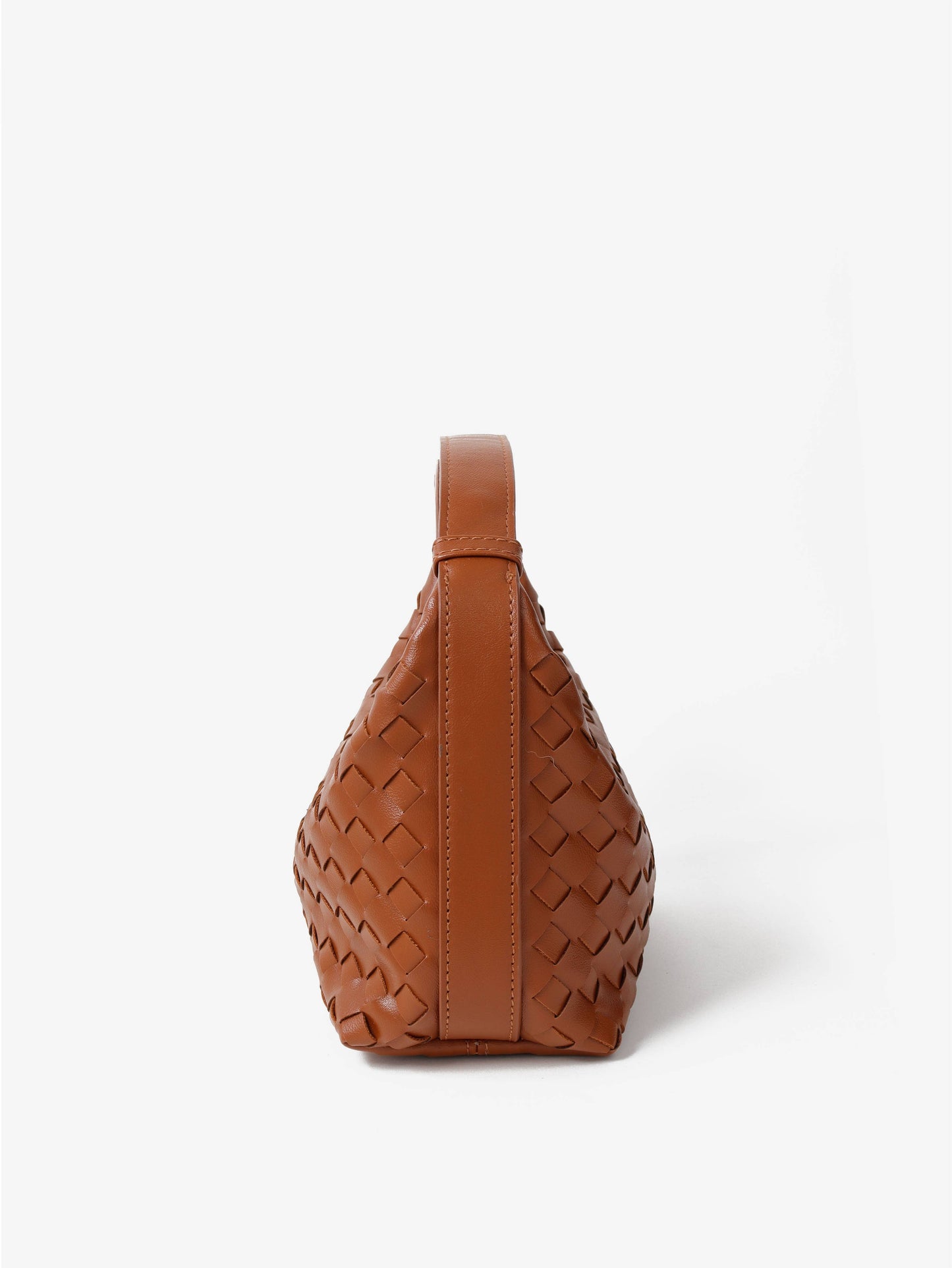 Cleo Tan Woven Handbag