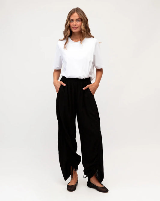 Gathered Front Pant