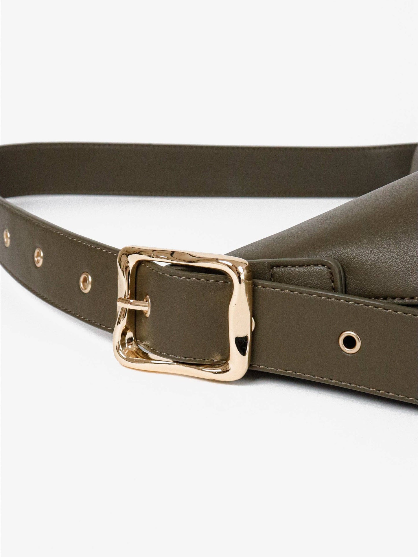 Gwen Olive Bucket Bag