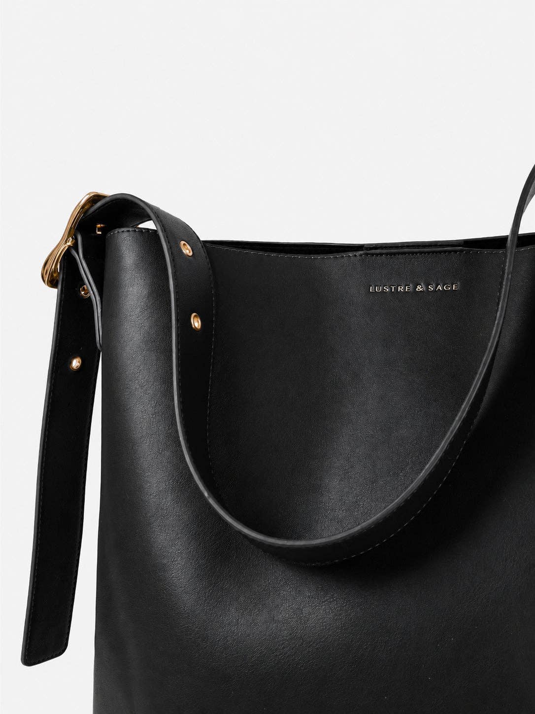 Gwen Black Bucket Bag