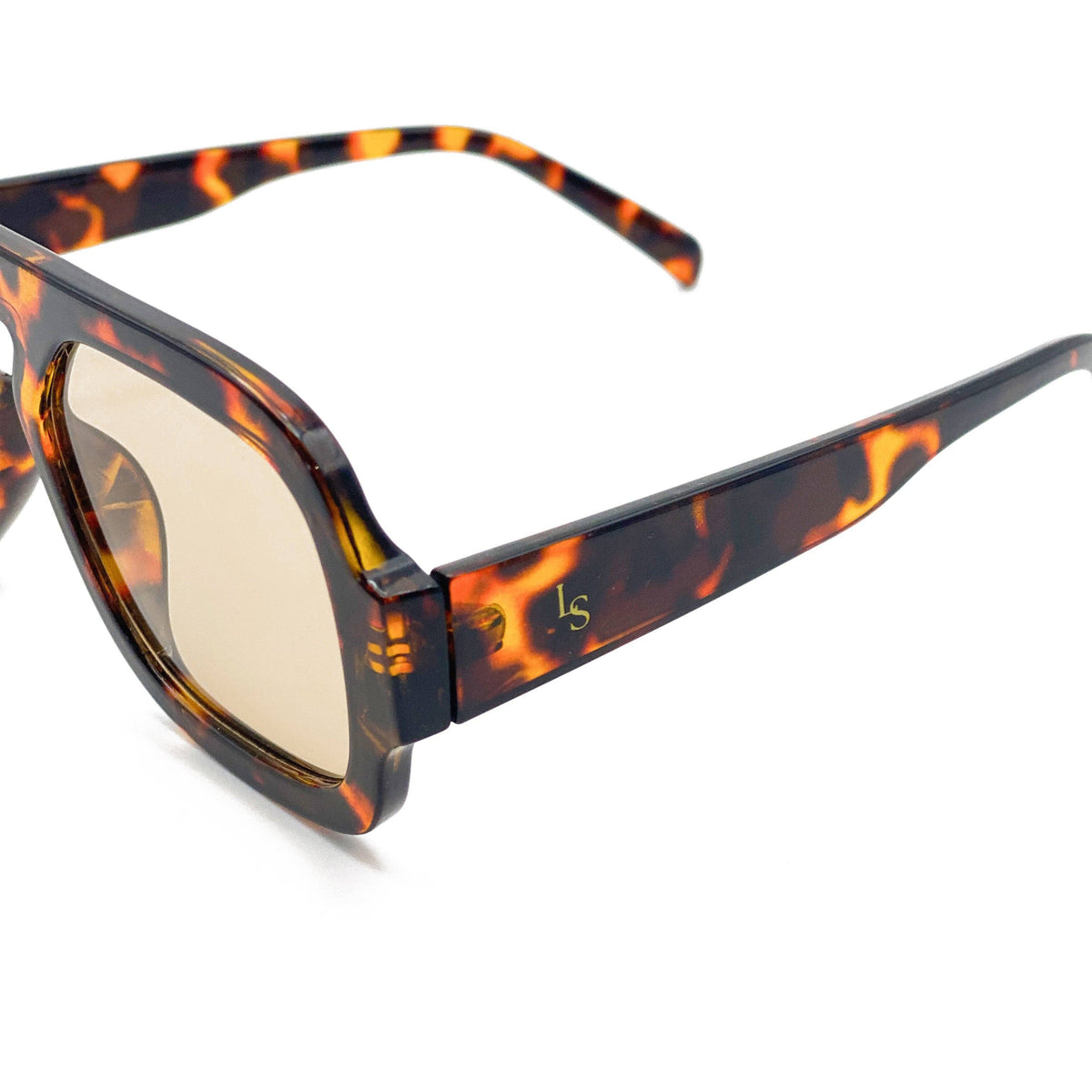 Retro Dark Tort Aviators