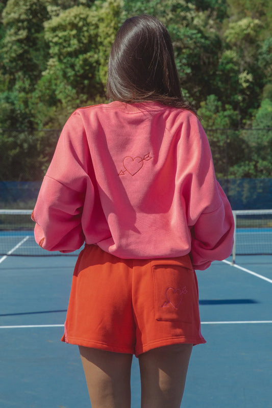 CDC x HALL Cloud Sweater - Peony Pink