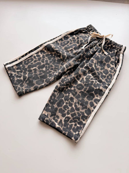 Leopard Racer Denim Pants - COMING SOON