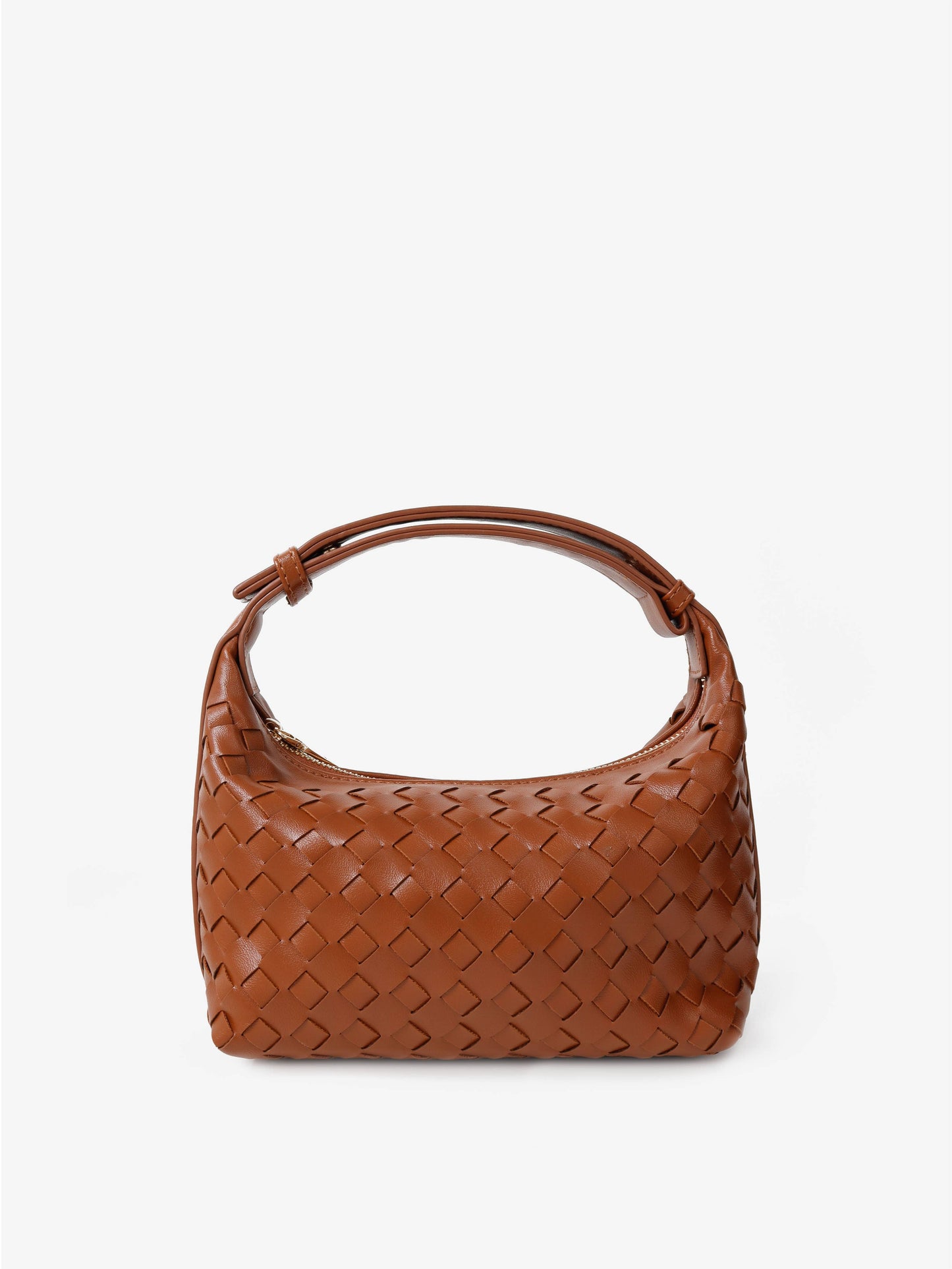 Cleo Tan Woven Handbag