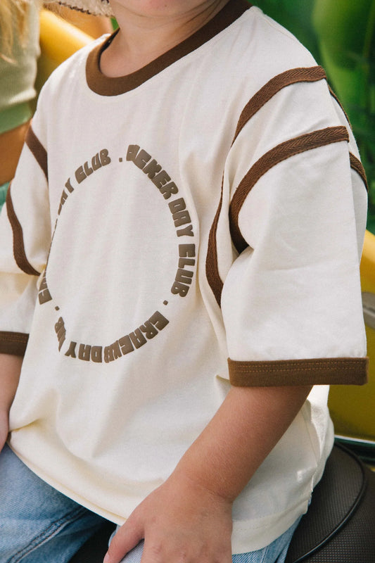 Kids Racer Club Tee - Butter