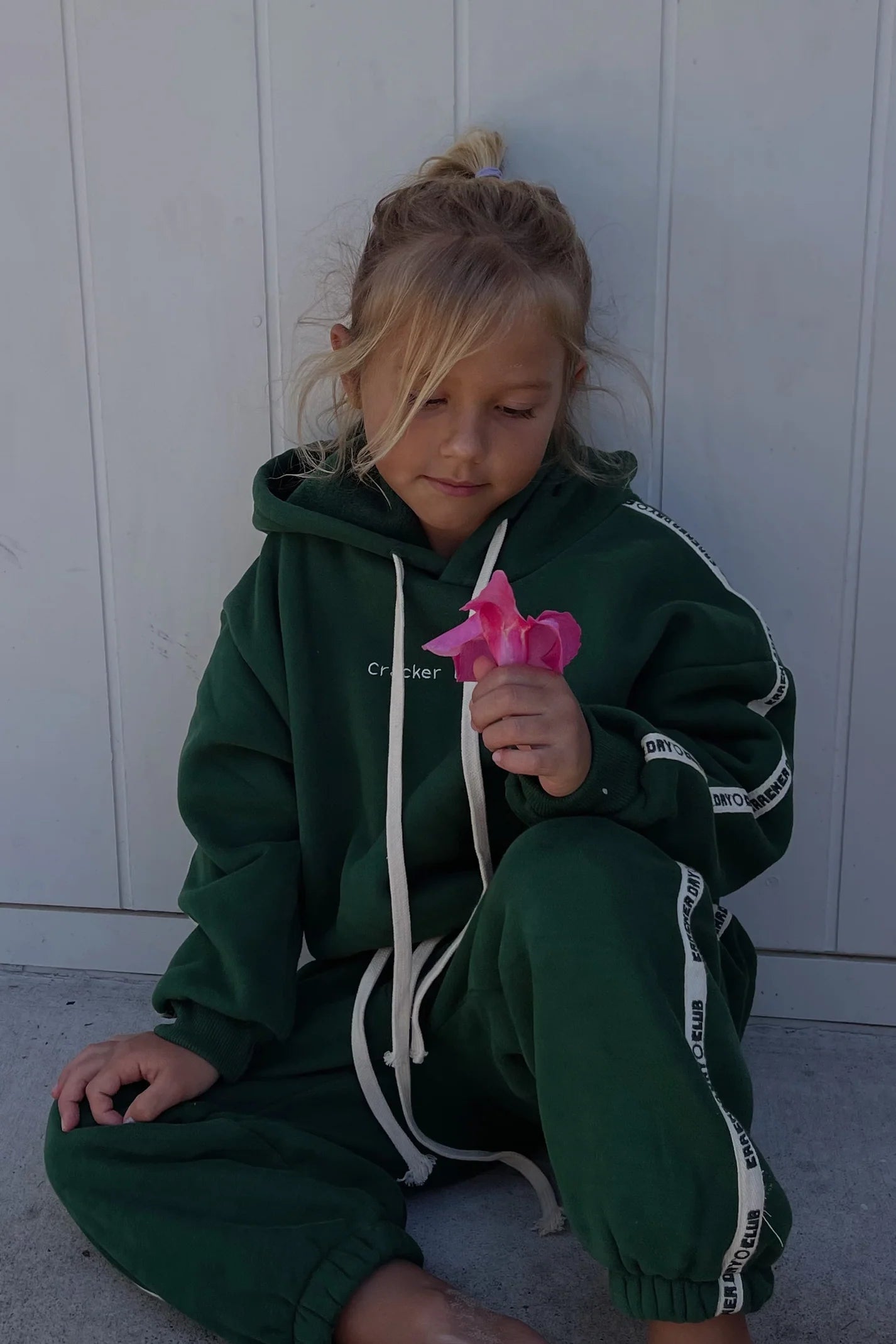 Kids Cloud Racer Sweatpants - Forest