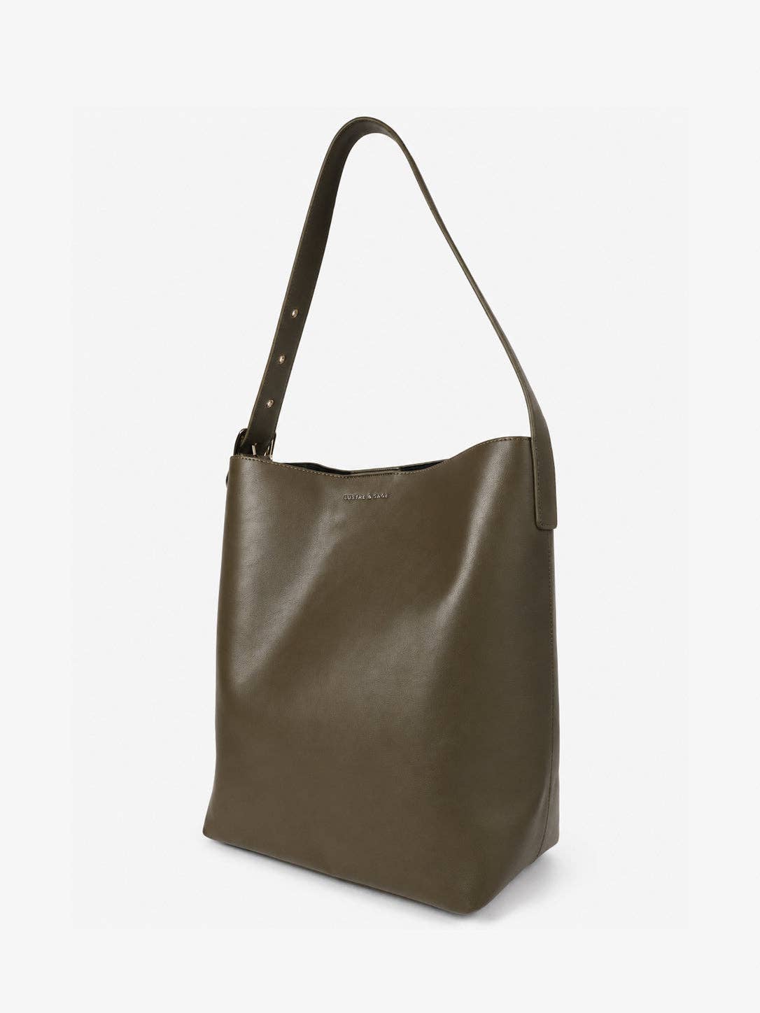 Gwen Olive Bucket Bag