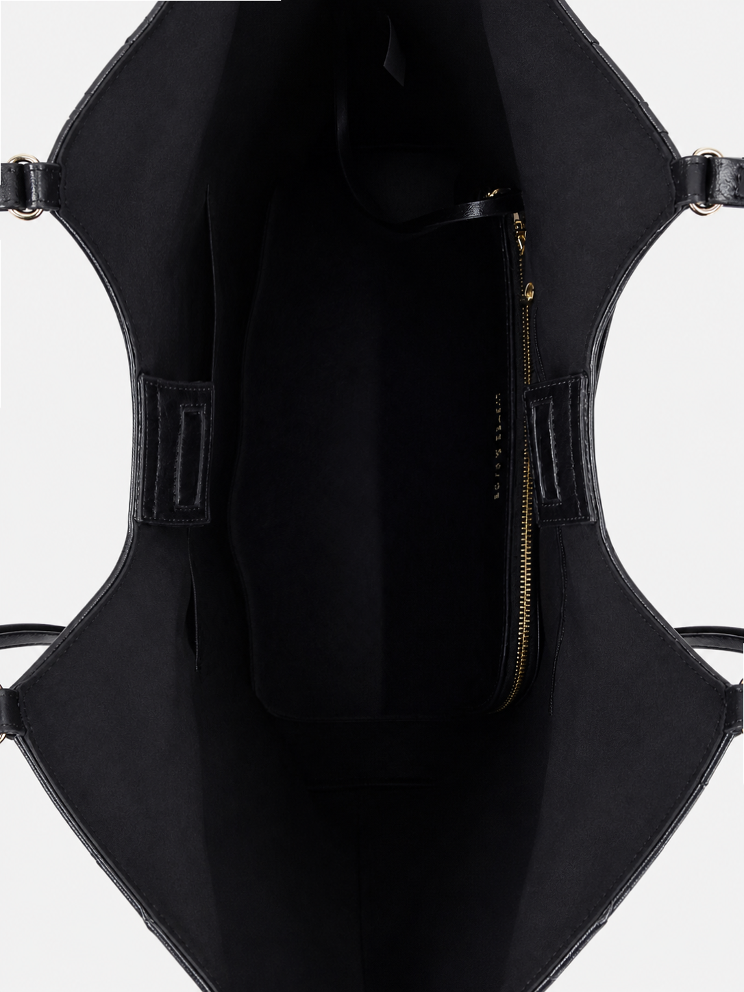 The Everyday Black Woven Tote Bag