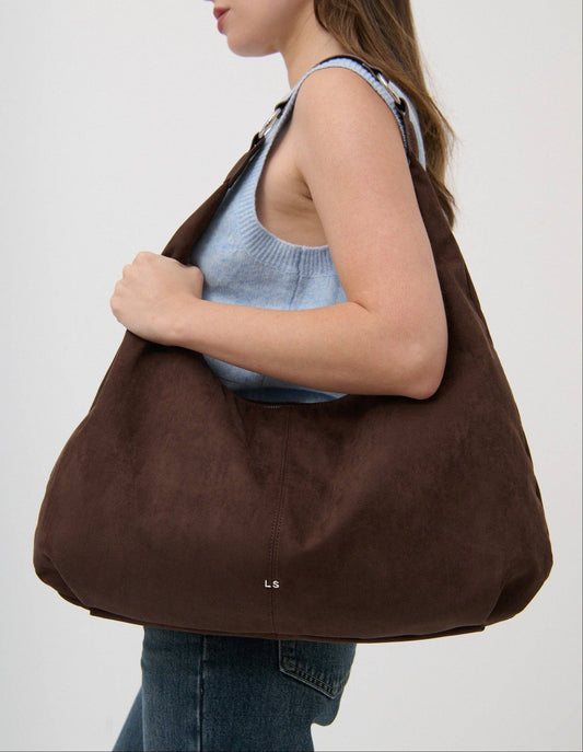 Organica Brown Hobo Shoulder Bag