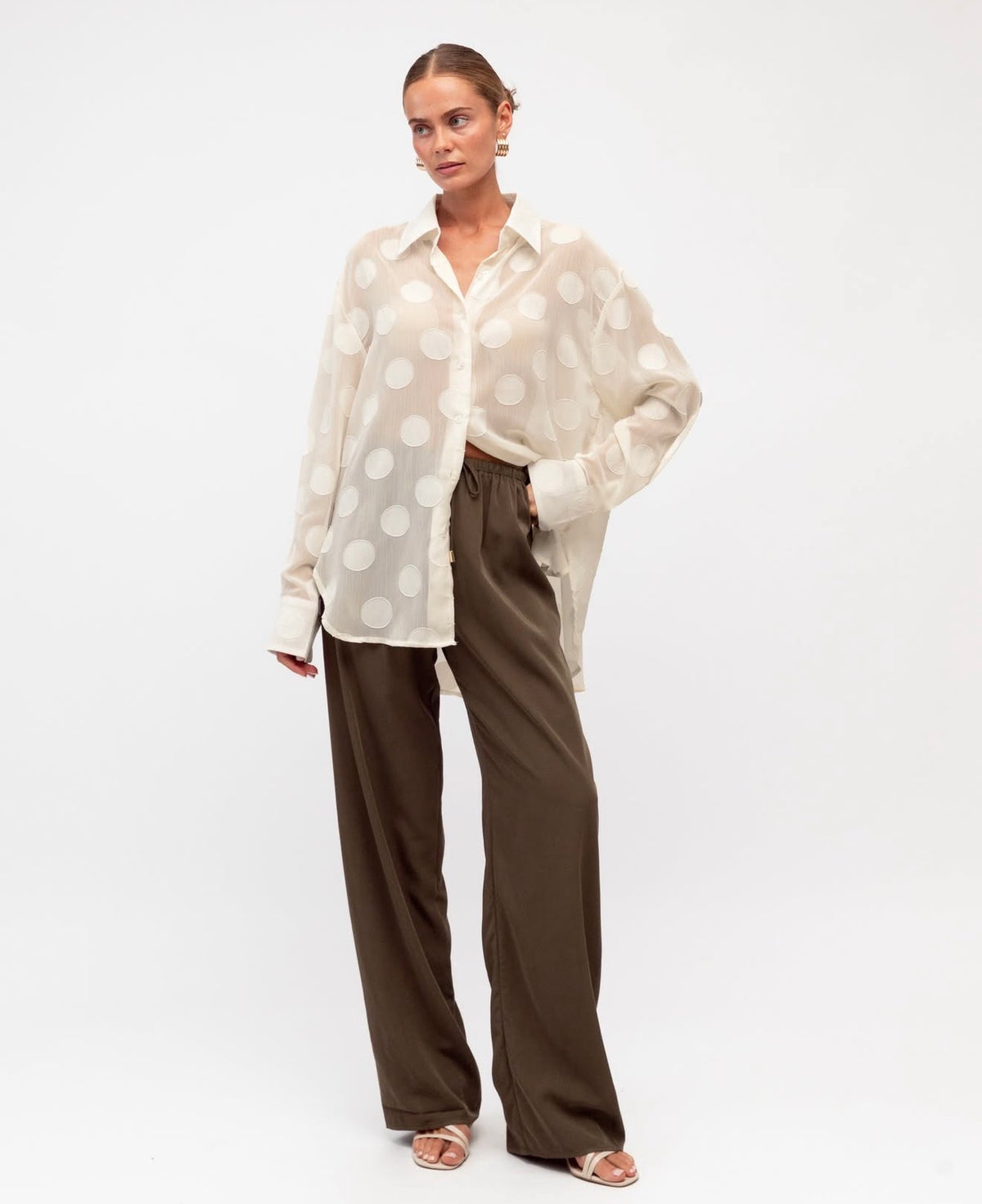 Sheer Polka Shirt