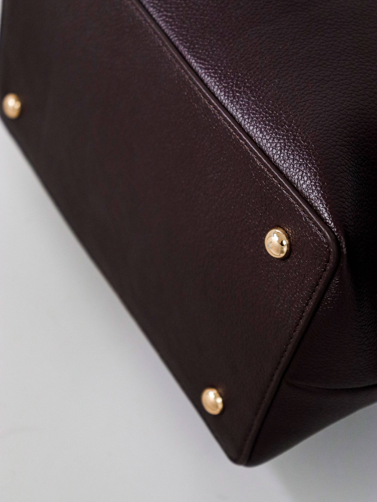 Leonie Brown Belted Bucket Bag
