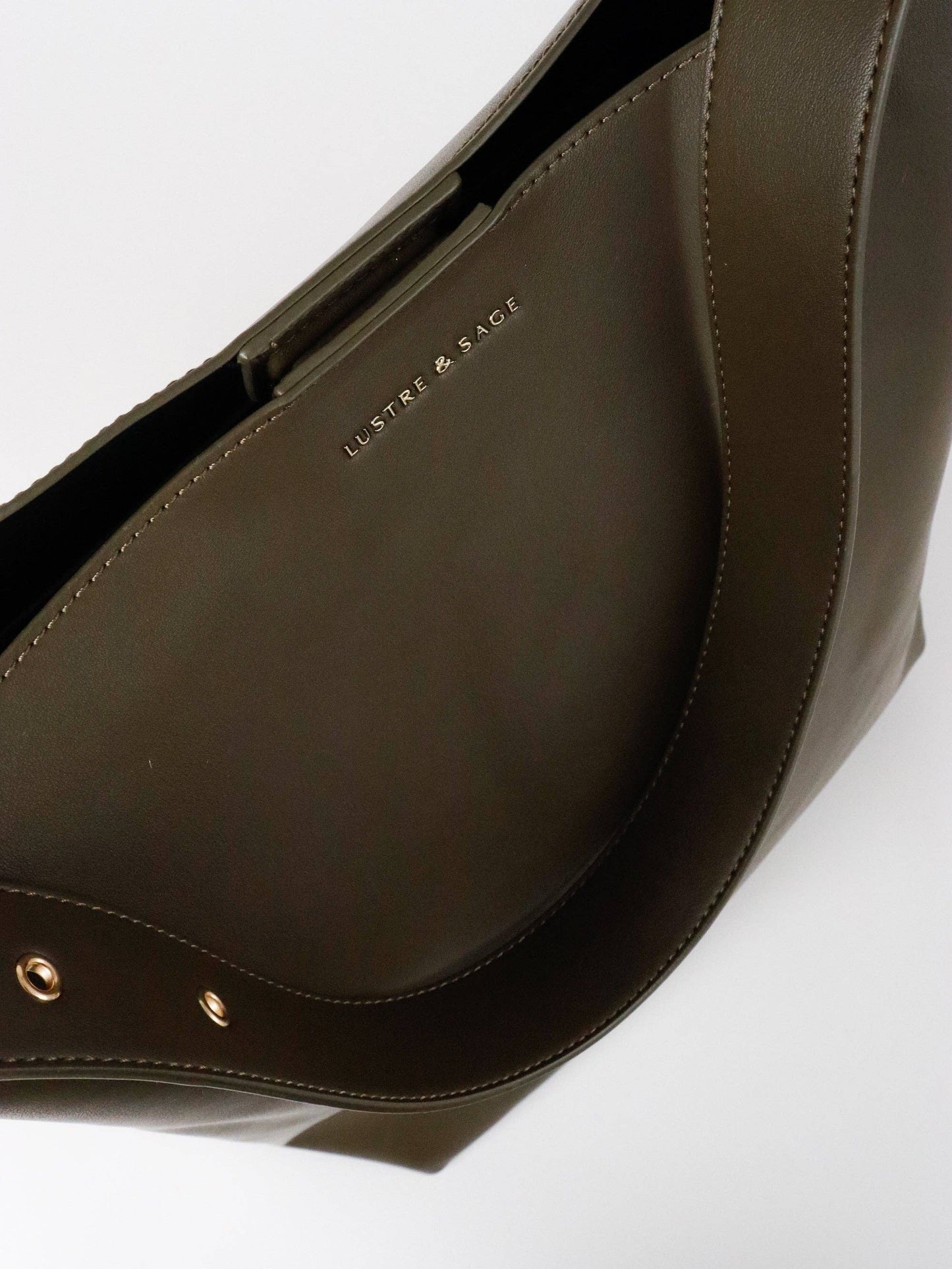 Gwen Olive Bucket Bag
