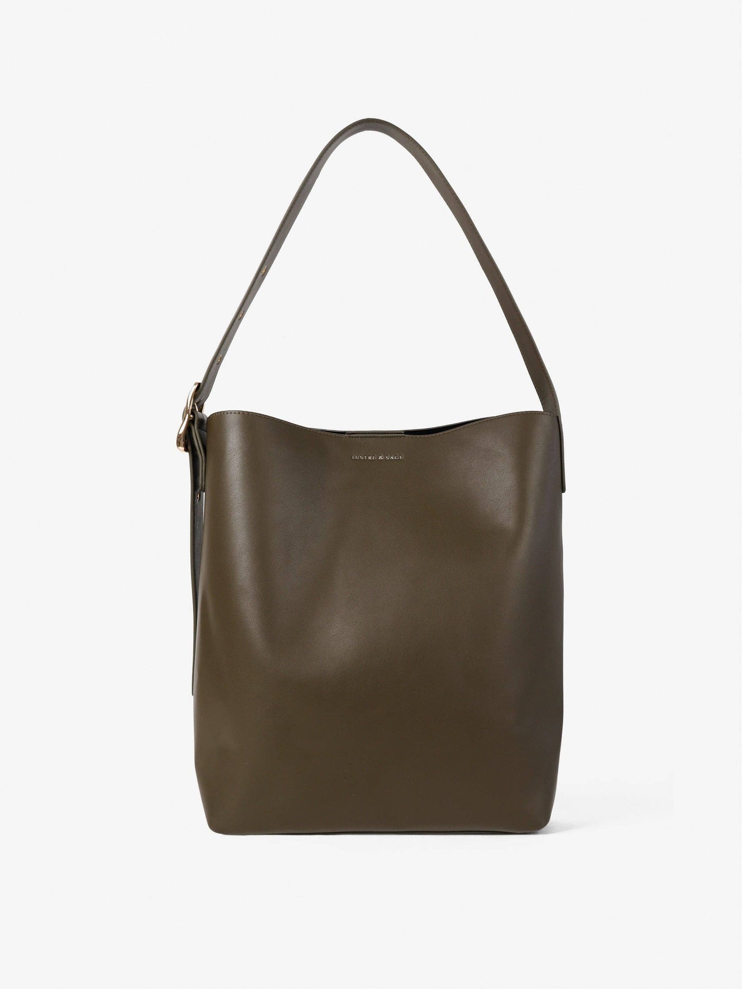 Gwen Olive Bucket Bag