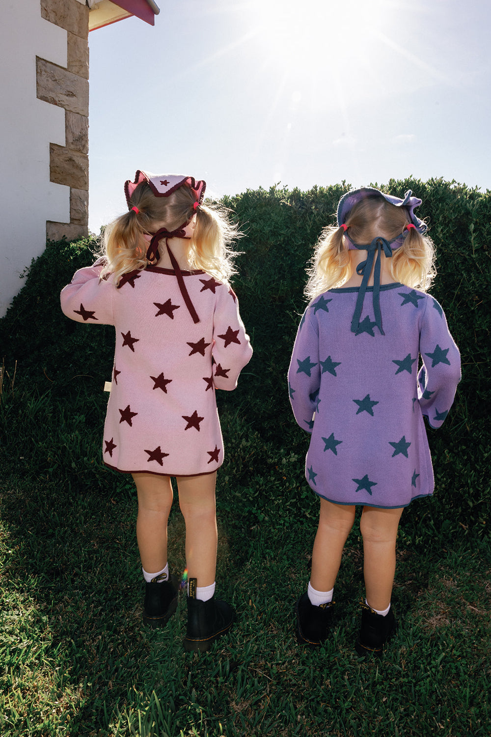 Lucky Stars Dress - Soft Pink