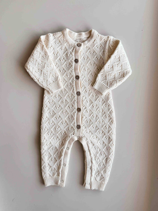 Mila Pointelle Full Romper - COMING SOON