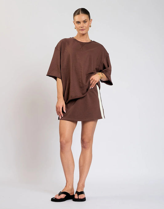 Mason Tee | Chocolate