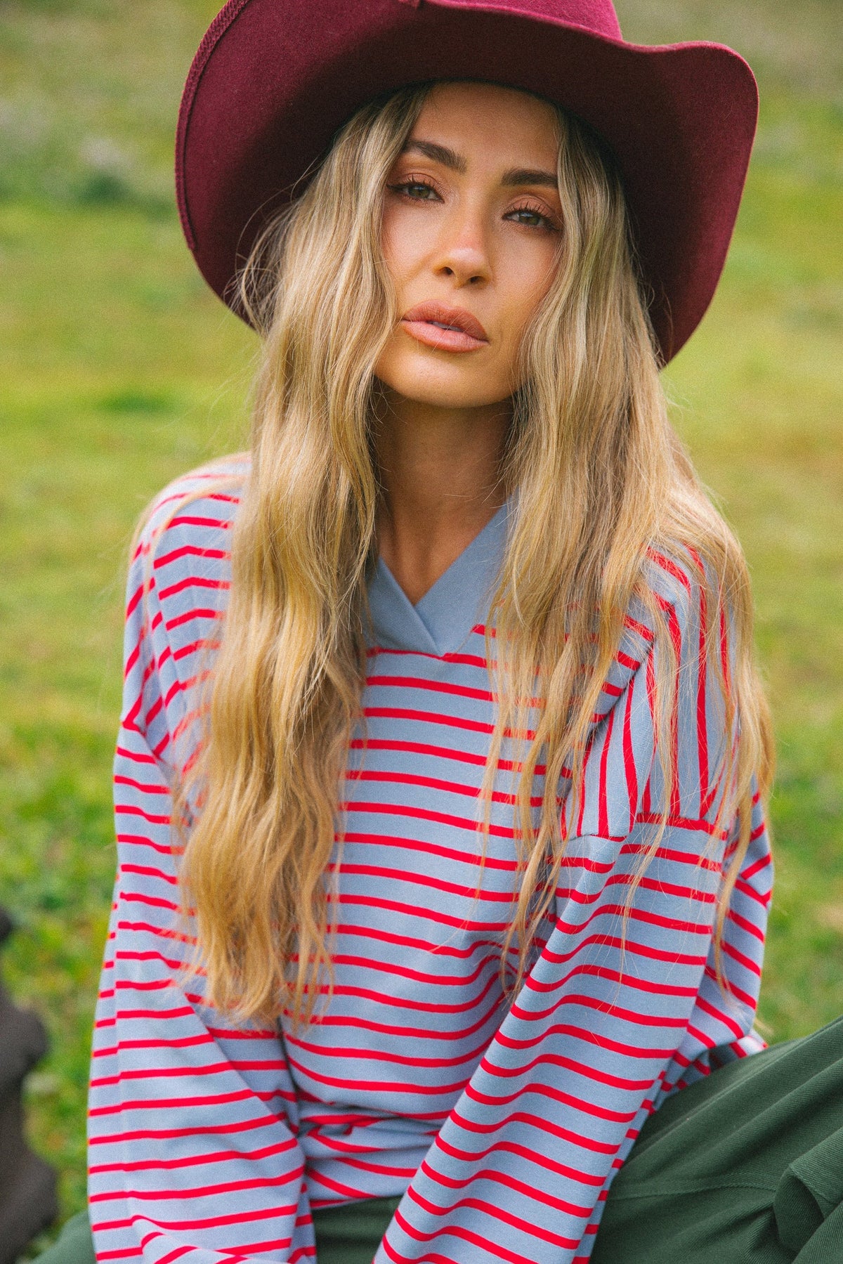 Nautical Long Sleeve Tee | Cherry