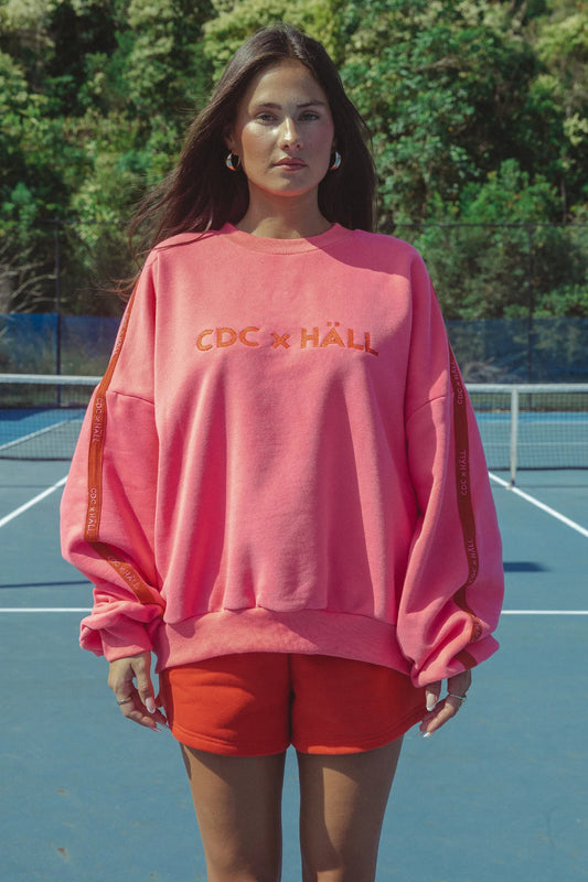 CDC x HALL Cloud Sweater - Peony Pink