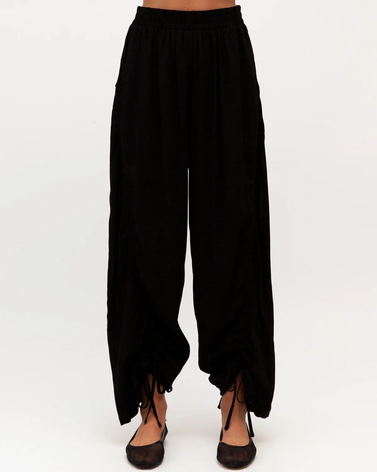 Gathered Front Pant