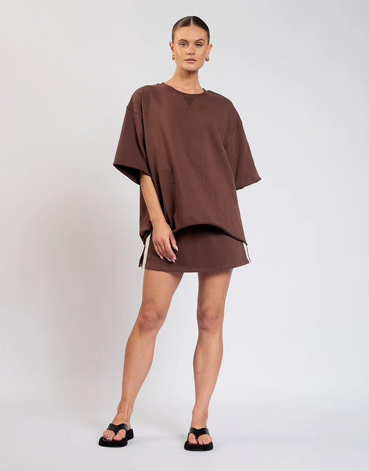 Mason Tee | Chocolate