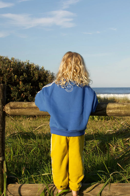 Kids Racer Sweater - Blue