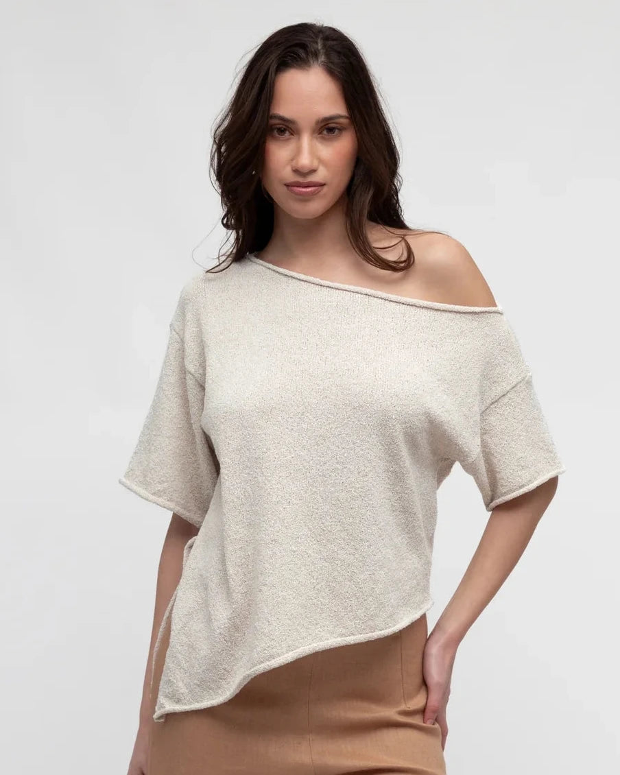 Asymmetrical Knit Top