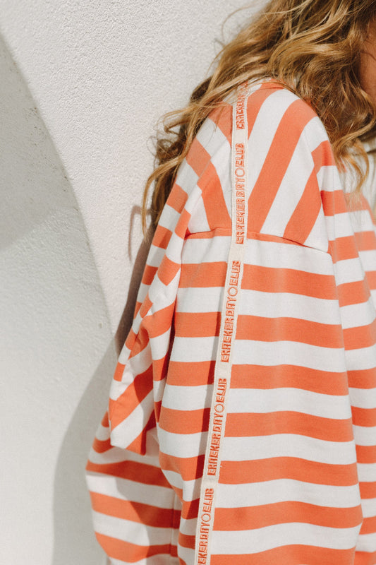 Nautical Long Sleeve - Tangerine