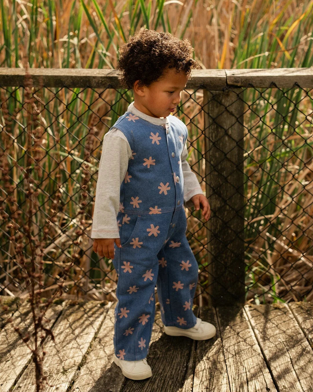 Organic Starlight Denim Jumpsuit