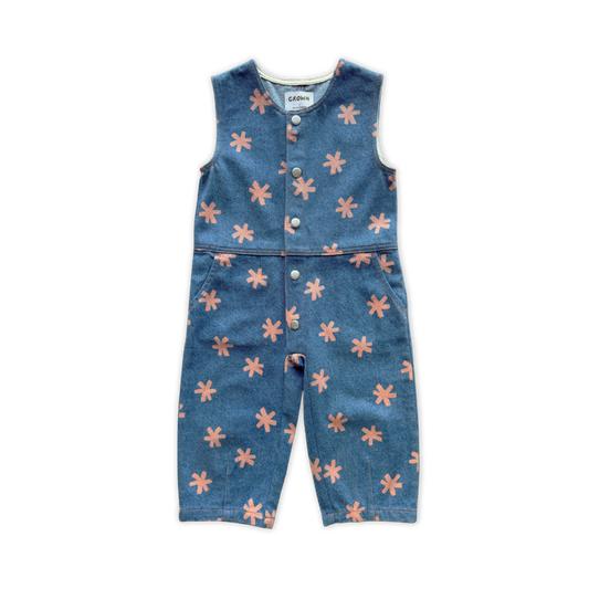 Organic Starlight Denim Jumpsuit