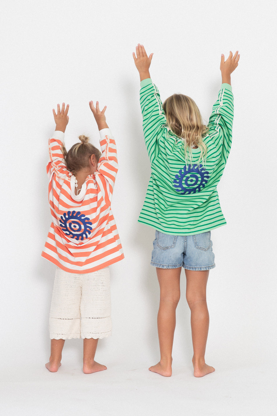 Kids Nautical L/S Tee - Shamrock Thin Stripe