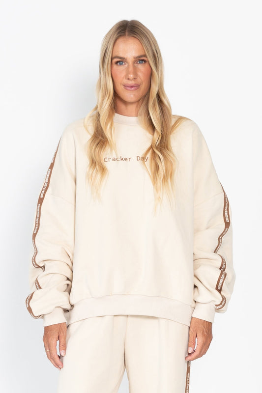 Cloud Racer Hoodie - Latte