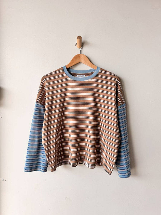 Woman's Colour Block  Sorrento Stripe Tee Sorrento
