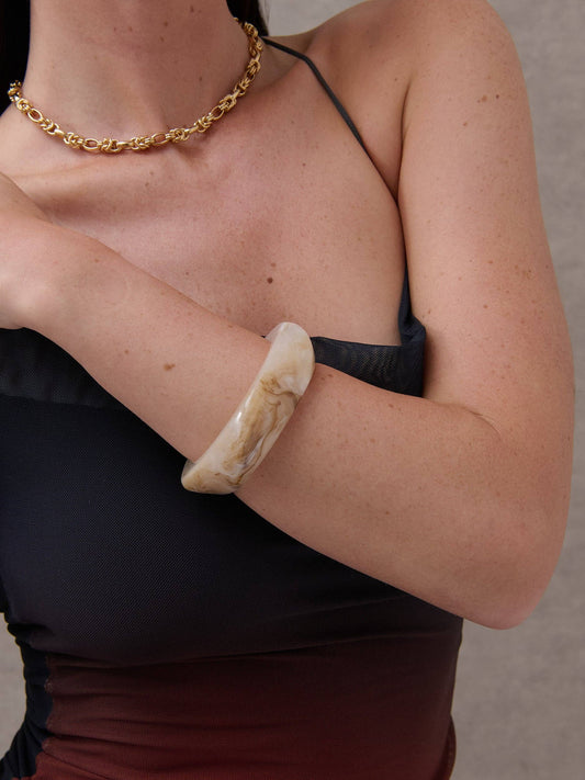 Angular Cuff Bangle