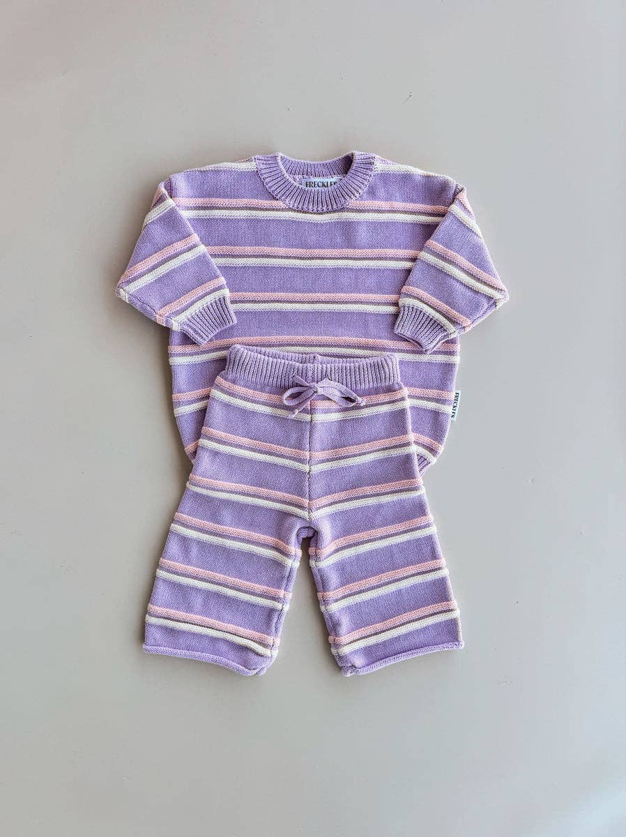 Raised Stripe Knit Set - COMING SOON