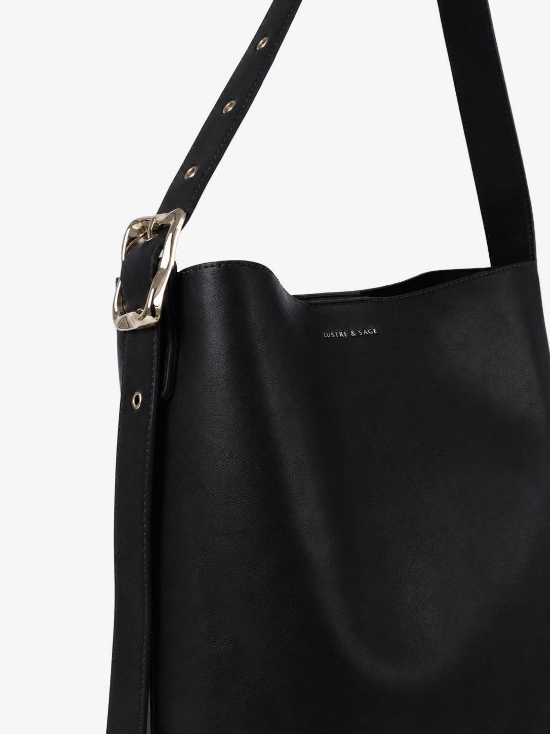 Gwen Black Bucket Bag