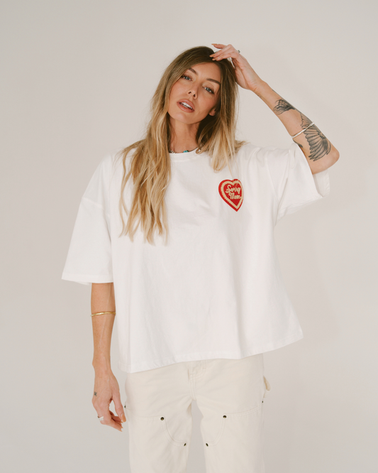 Sorry Mom Tee - White - COMING SOON