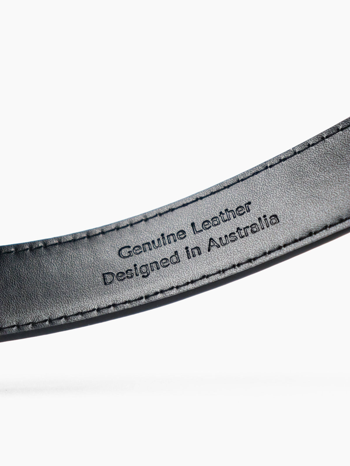 Greta Thin Taupe Genuine Leather Belt