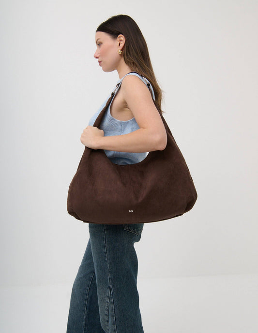 Organica Brown Hobo Shoulder Bag